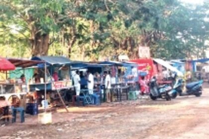 Hygiene necessary around  food stalls at Chicalim junction
