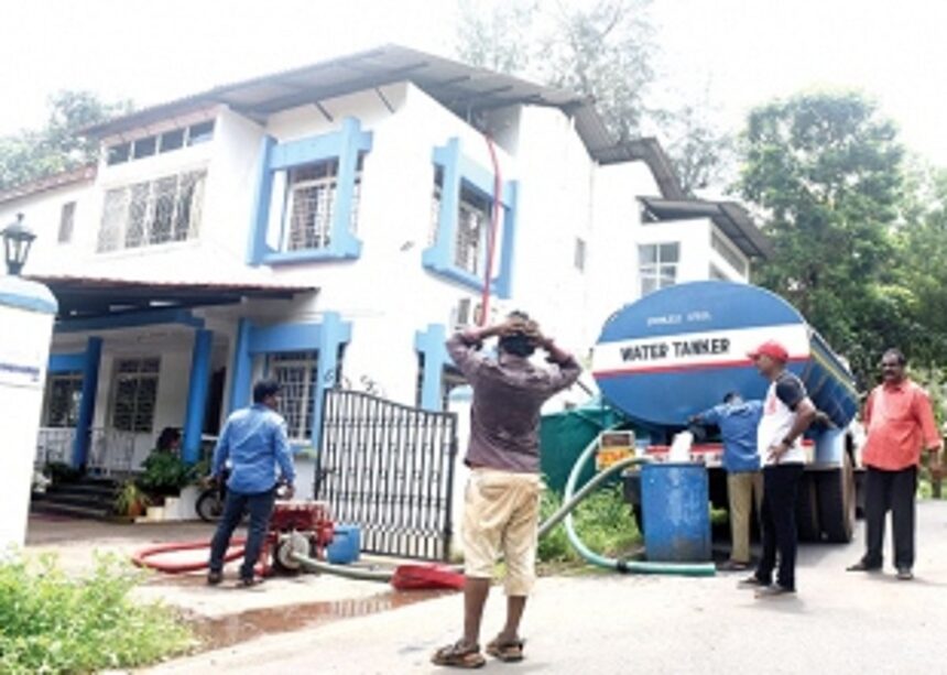 IAS officials empty tankers into their houses as Panjimites struggle for water 1 IAS officials empty tankers into their houses as Panjimites struggle for water