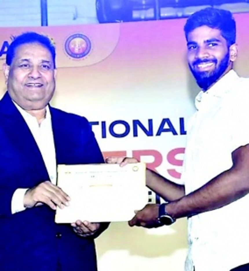 IM Nitish achieves 12th place podium finish