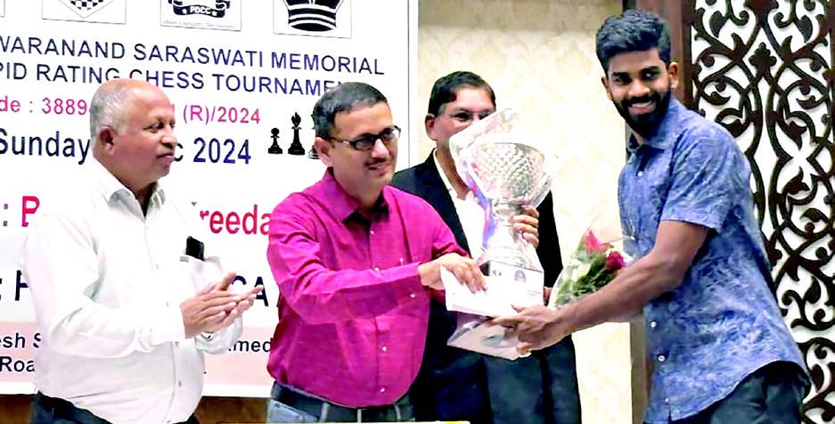 IM Nitish crowned chess
champion at Pune