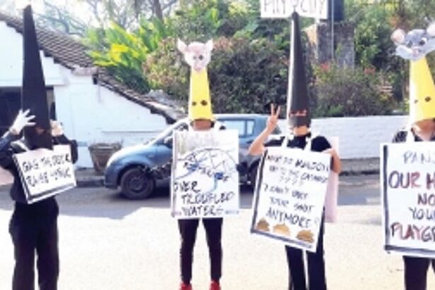 IN MEMORIAM: Residents ‘mourning the death of Panjim’ detained