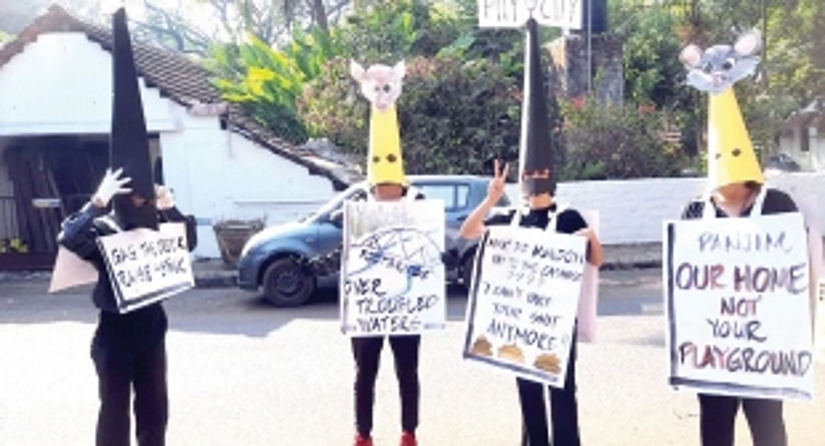 IN MEMORIAM: Residents ‘mourning the death of Panjim’ detained