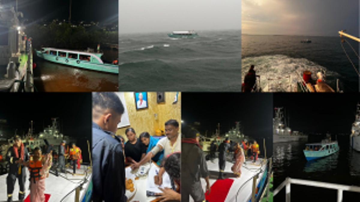 INDIAN COAST GUARD AVERTS MAJOR LOSS OF LIFE INCIDENT