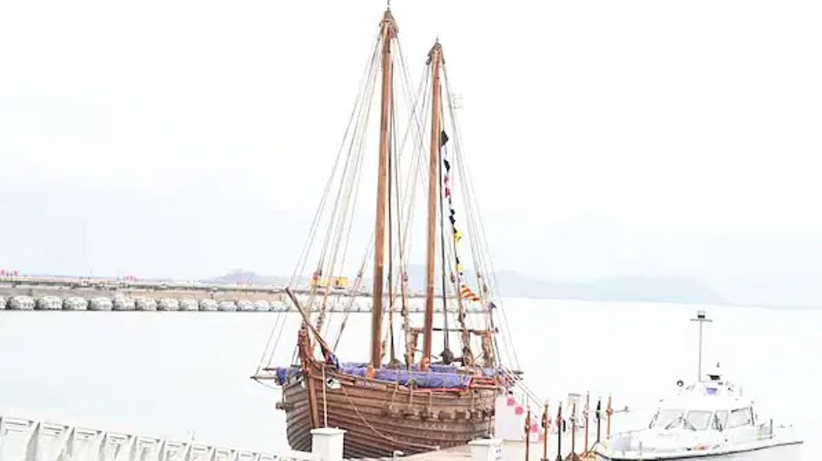 INSV Kaundinya: Indian Navy Revives Ancient Maritime Legacy with Reconstructed 5th-Century Ship