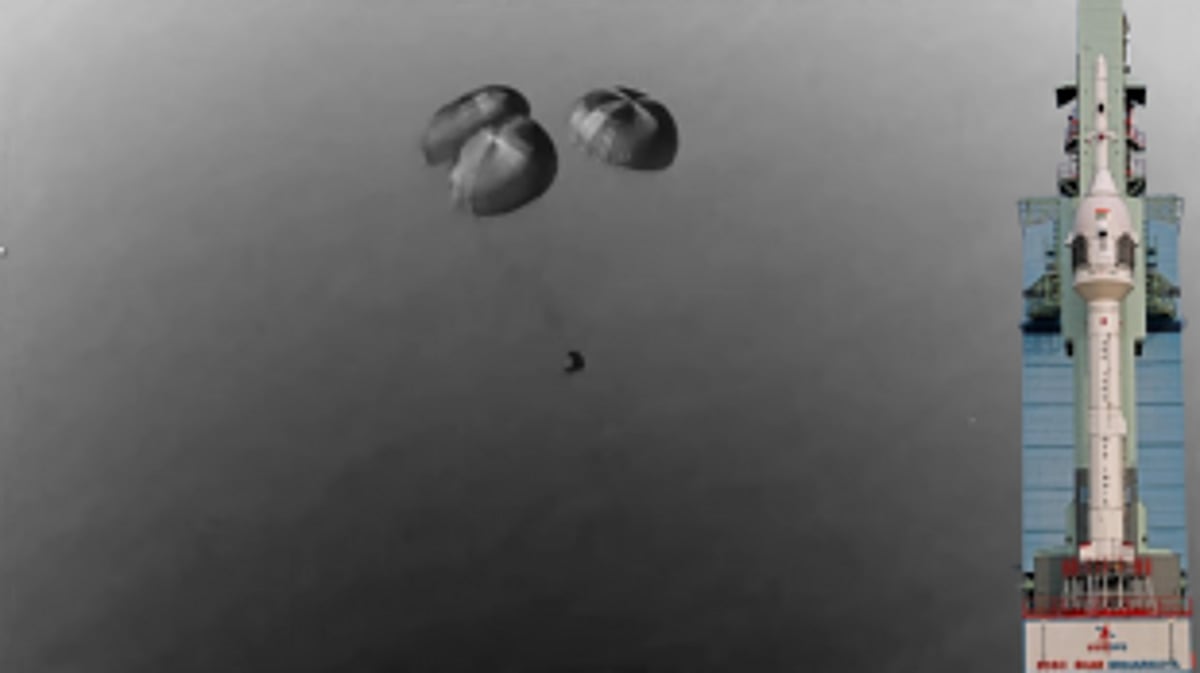 ISRO Overcomes Glitches to Successfully Execute Gaganyaan Crew Escape System Test