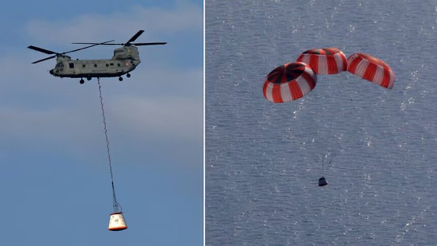 ISRO Successfully Conducts First Integrated Air Drop Test for Gaganyaan Mission 1 ISRO Successfully Conducts First Integrated Air Drop Test for Gaganyaan Mission