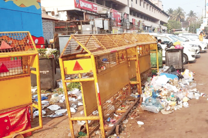 Illegal Garbage Dumping in Mapusa Raises Concerns Over Hygiene and Waste Management