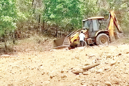 Illegal Hill Cutting and Land Filling Resume in Sirvoi-Quepem Despite Stop Work Order
