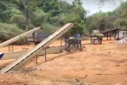 Illegal Stone Crusher in Sanvordem Sparks Outrage Over Tree Felling and Hill Cutting