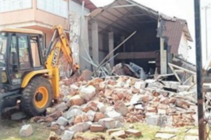 Illegal beachside restaurant in NDZ  demolished at Calangute
