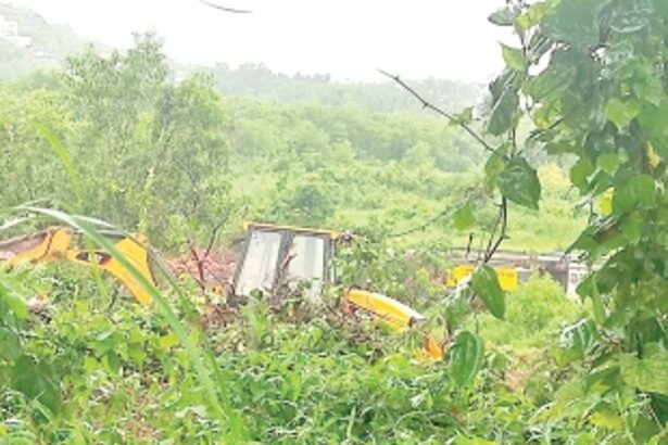 Illegal constructions grasp Morjim hills