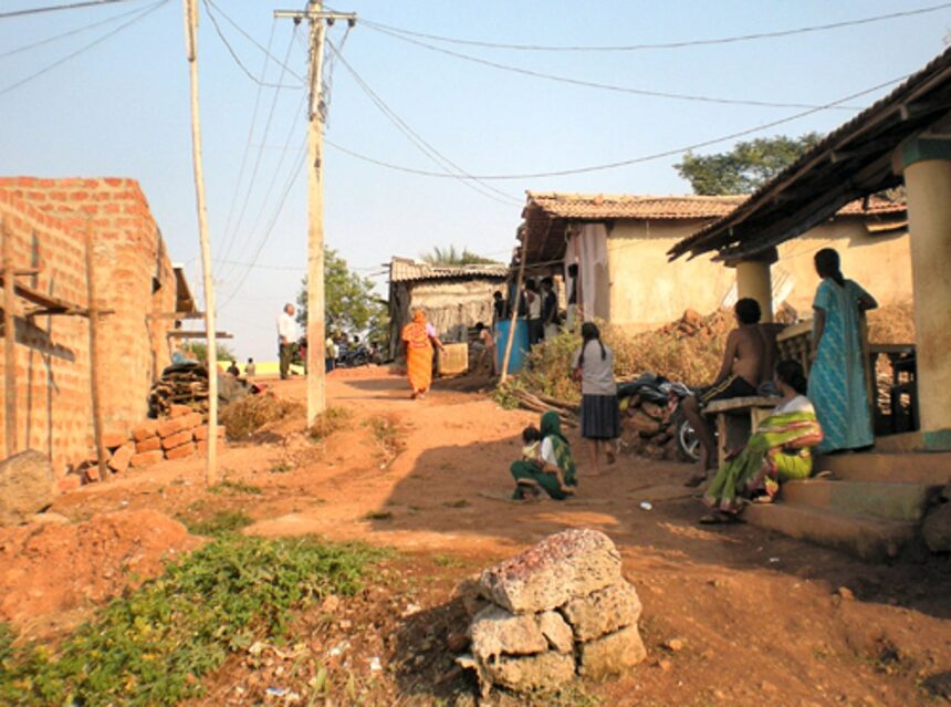 Illegal constructions on communidade land at Nerul.