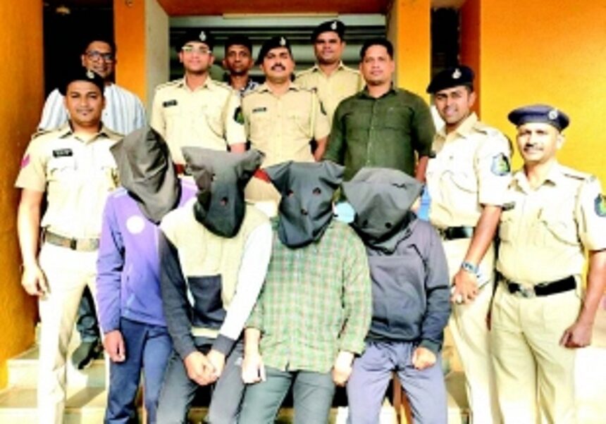 Illegal cricket betting racket busted in Porvorim, four arrested