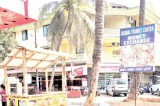 Illegal gaddas at Benaulim beach