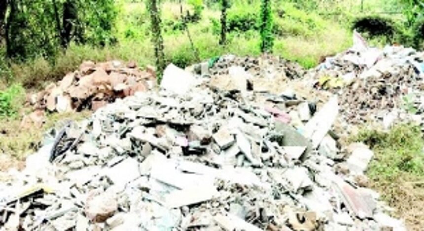 Illegal land-filling on Tourism Dept property in Calangute raises eyebrows