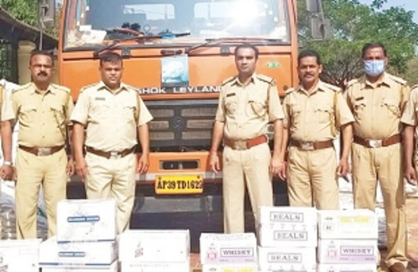 Illegal liquor worth Rs 5 lakh seized at Mollem