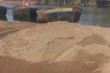 Illegal sand confiscated at Camurlim