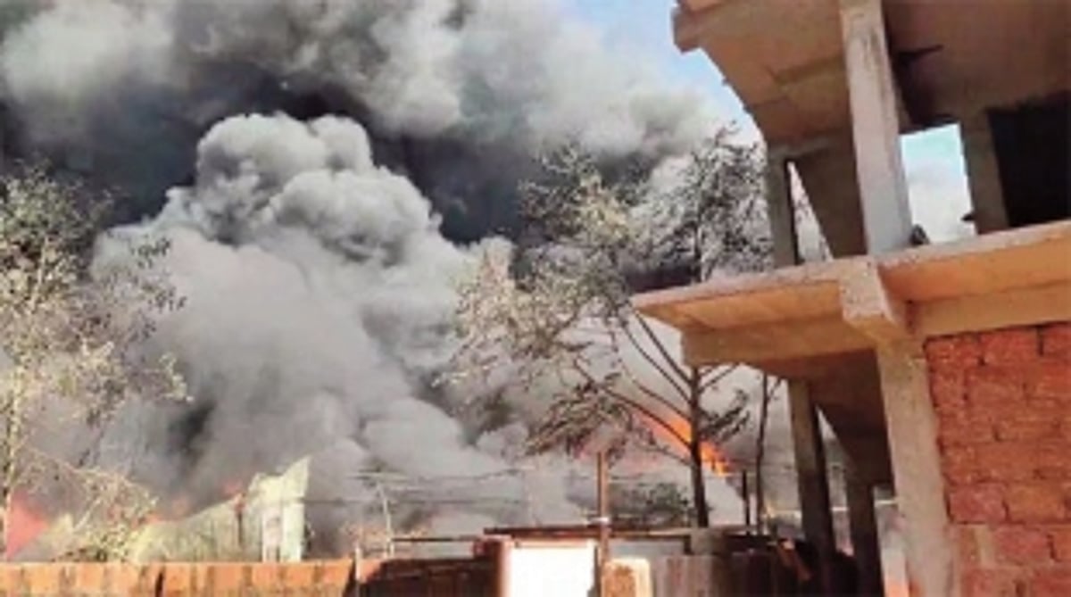 Illegal scrapyards in Colvale go up in flames, one worker injured