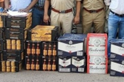 Illegally stored liquor seized at Cuncolim, Uguem