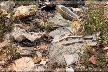 Improper Disposal of Construction Debris Threatens Dando's Natural Watercourse and Causes Flooding