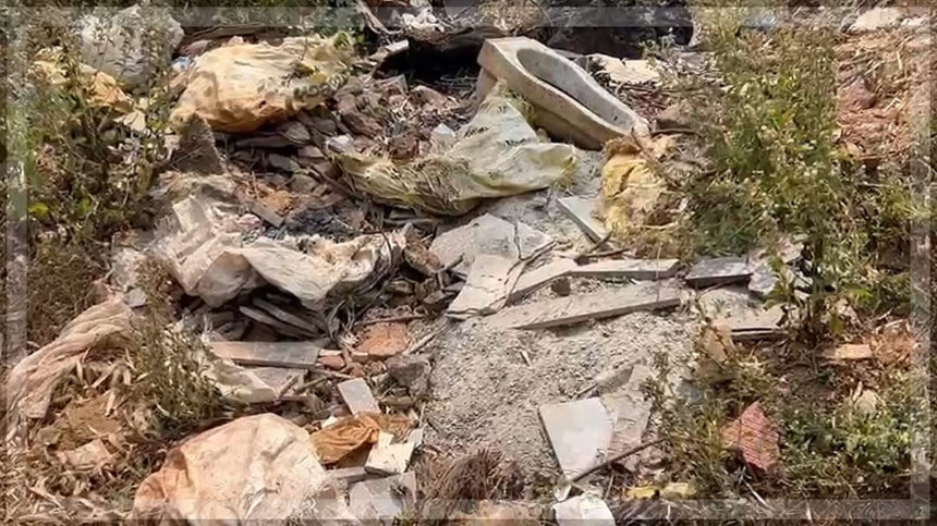 Improper Disposal of Construction Debris Threatens Dando's Natural Watercourse and Causes Flooding 1 Improper Disposal of Construction Debris Threatens Dando's Natural Watercourse and Causes Flooding