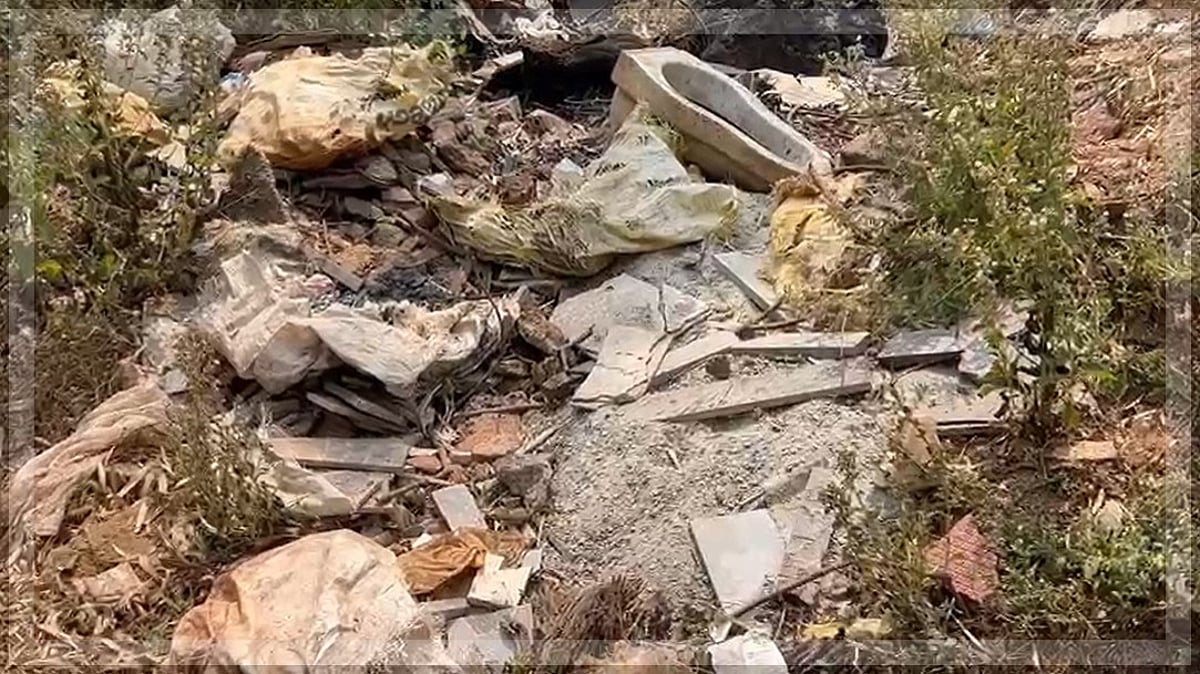 Improper Disposal of Construction Debris Threatens Dando's Natural Watercourse and Causes Flooding