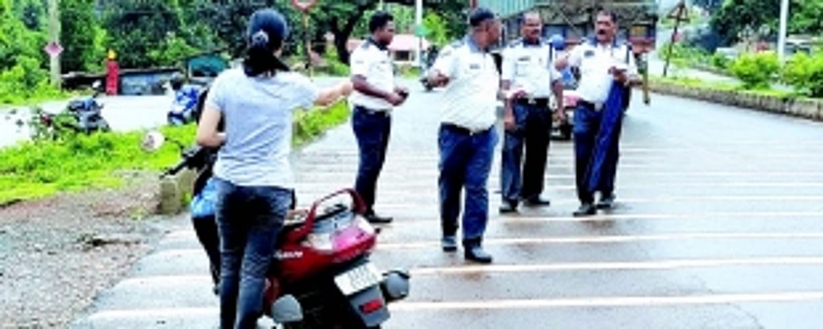 In 5 months, Ponda Traffic Cell books 19,316 violators, collects over Rs 1 crore in fines