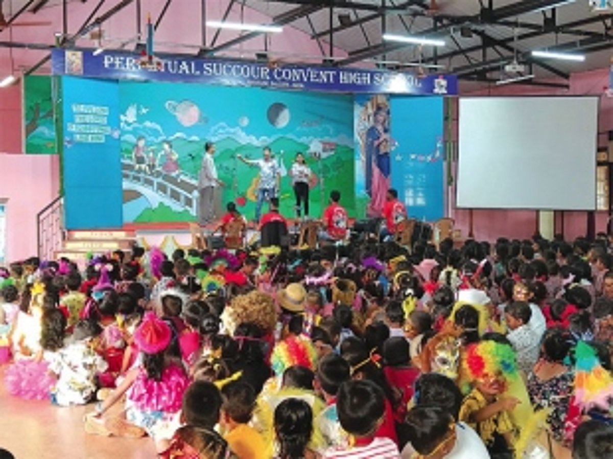 In a first, Navelim school revives Carnival tradition of ‘Zomnivele Fell’, to give students taste of folk plays from yesteryear’s Goa