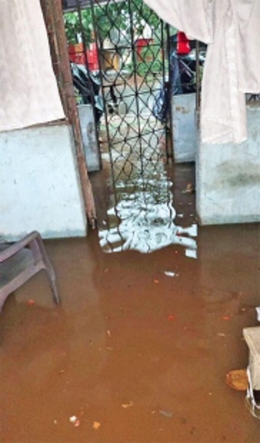 In first week of monsoon, rain water enters homes in Quepem