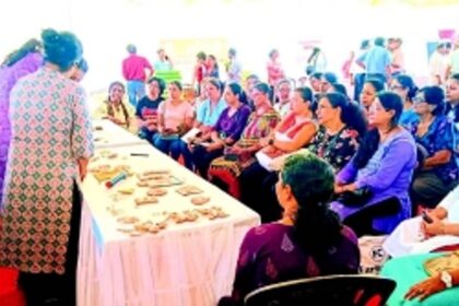 In push for sustainable livelihoods, Chinchinim P’yat trains women  in shell art, crab farming