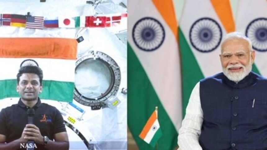 “India Appears Larger from Space,” Astronaut Shubhanshu Shukla Shares Stunning Perspective with PM Modi 1 “India Appears Larger from Space,” Astronaut Shubhanshu Shukla Shares Stunning Perspective with PM Modi