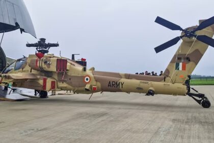 India Receives First Batch of Apache Helicopters at Hindon Airbase from the US