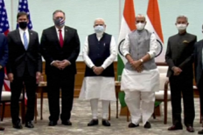India-US signing  of BECA is a  tacit message for  our neighbours