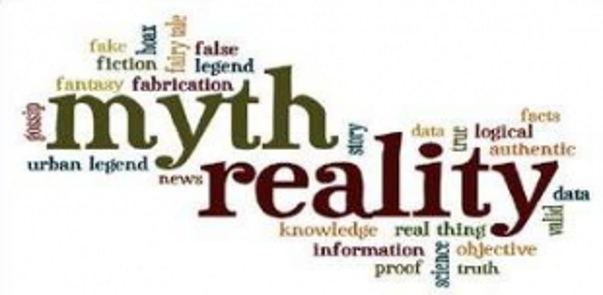 India lives too much by  myth and too little by facts