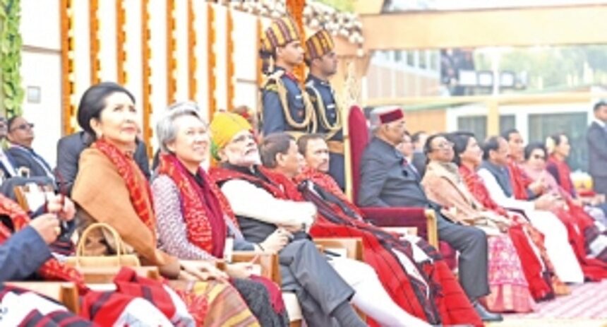 India marks 69th R-Day with grand parade 1 India marks 69th R-Day with grand parade