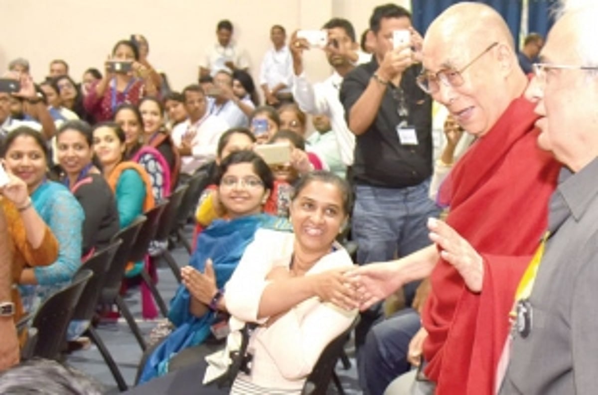 India, the land of ahimsa can combine ancient Indian knowledge with modern education: Dalai Lama