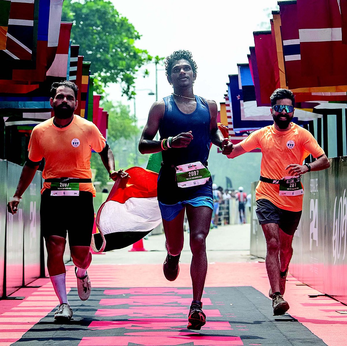 Indian Army ’s Bishworjit reclaims glory at
2024 IRONMAN 70.3 after two-year gap