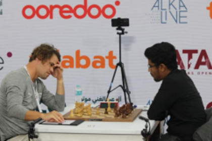 Indian Grandmaster Karthikeyan Murali Stuns World No. 1 Magnus Carlsen in Qatar Masters Tournament