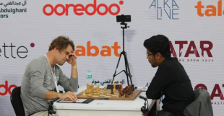 Indian Grandmaster Karthikeyan Murali Stuns World No. 1 Magnus Carlsen in Qatar Masters Tournament
