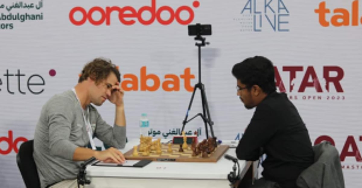 Indian Grandmaster Karthikeyan Murali Stuns World No. 1 Magnus Carlsen in Qatar Masters Tournament