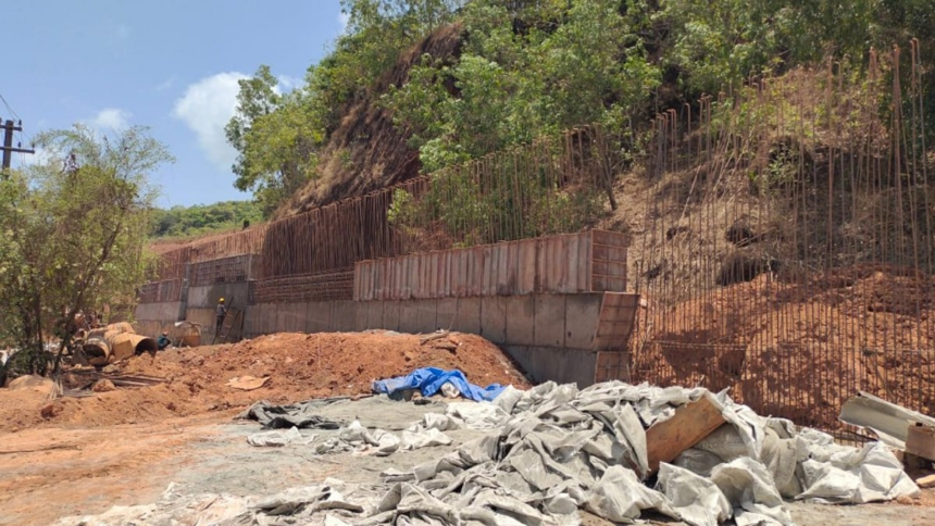 Indian Railways Construct Retaining Wall at Hollant After Public Outcry 1 Indian Railways Construct Retaining Wall at Hollant After Public Outcry