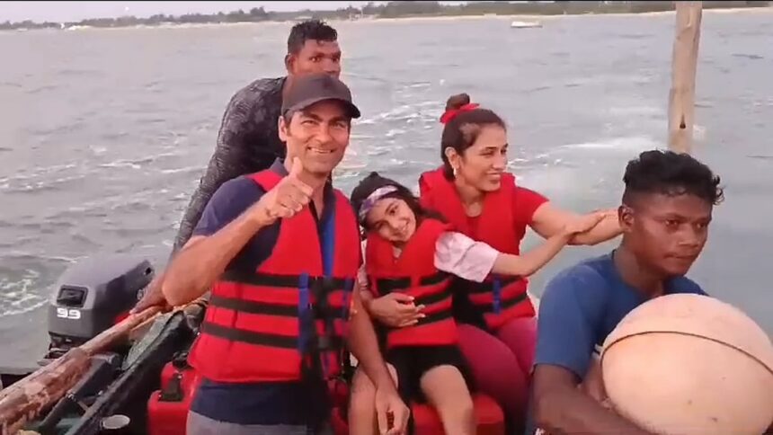 Indian cricketer Mohammad Kaif and family experience fishing with Pele at Benaulim 1 Indian cricketer Mohammad Kaif and family experience fishing with Pele at Benaulim