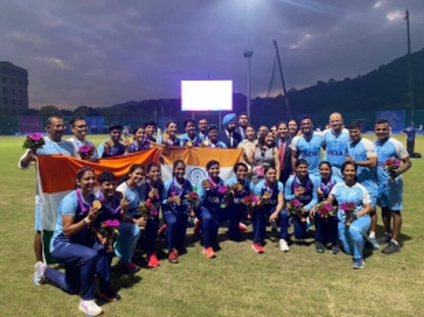 India's Women's Cricket Team Wins Gold Medal at Asian Games