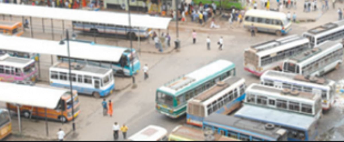 Industrial workers want  private buses to operate