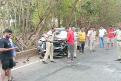 Infant escapes  unhurt in road mishap at Sancoale