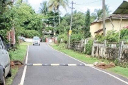 Install proper speed breakers