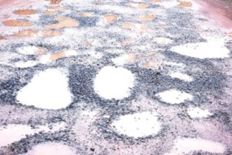 Internal Benaulim roads resemble Martian surface