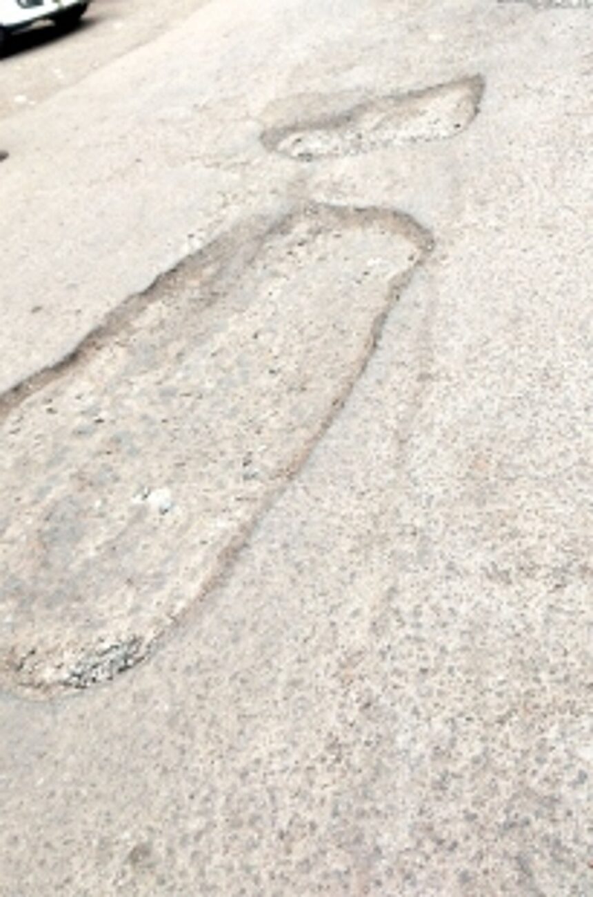 Internal roads in port town are in dilapidated condition
