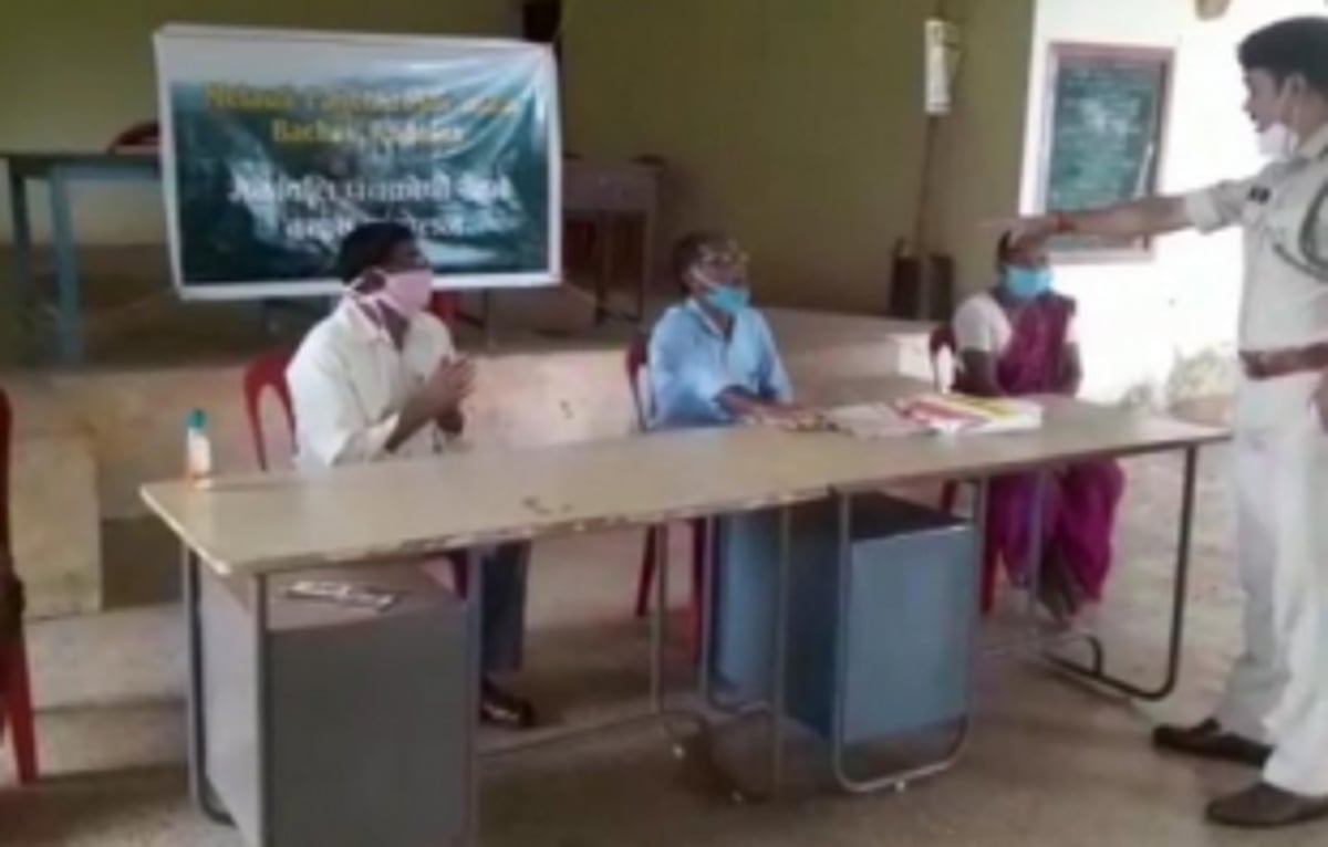 Is government using police force to suppress voice of villagers?