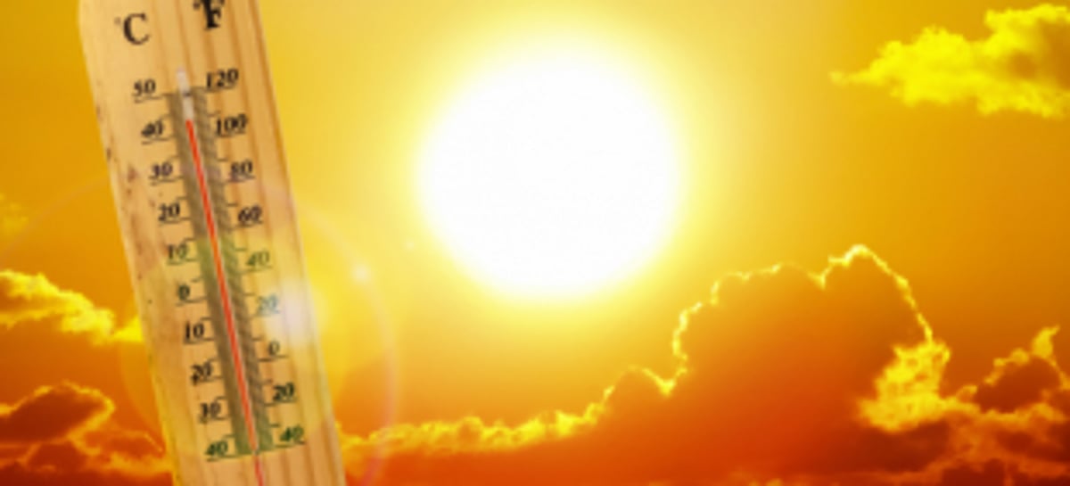 Is increased  temperature forecast a sign of  climate change?